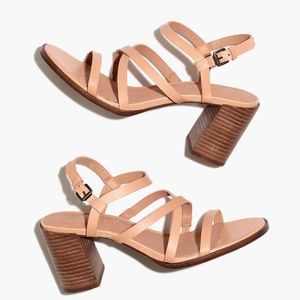 Madewell The Edie Sandal in Leather Size 9